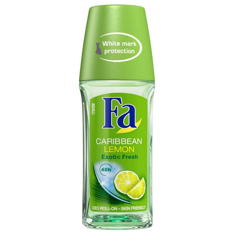 fa-roll-deo-caribbean-lemon-633181222314 رول ضد تعریق زنانه فا مدل Caribbean Lemon حجم 50 میل