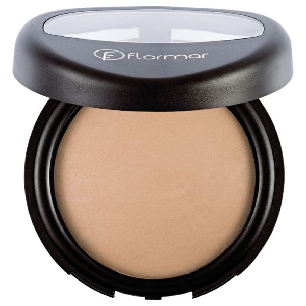 پودر فشرده فلورمار سری Baked شماره 020 رنگ Soft Beige
