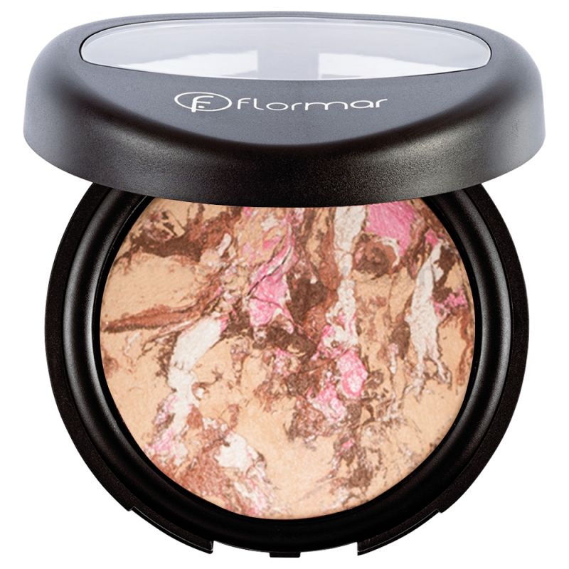 flormar-baked-blush-22-103174121422 پودر فشرده تراکوتا فلورمار-22 (Marble Beige)