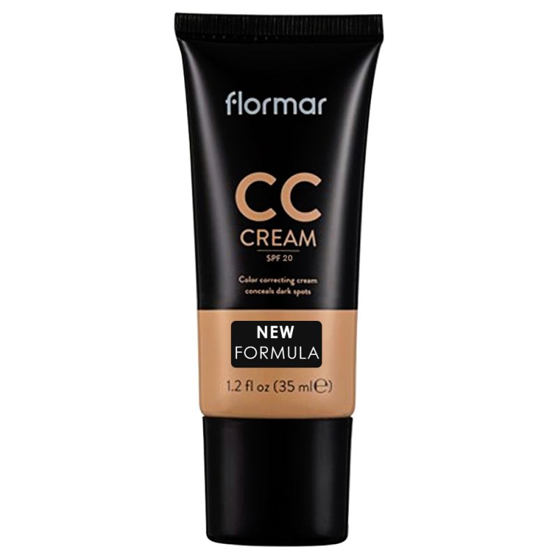 flormar-cc-cream-spf20-dark-spot- کرم CC فلورمار SPF20 مناسب پوشاندن تیرگی های پوست حجم 35 میل