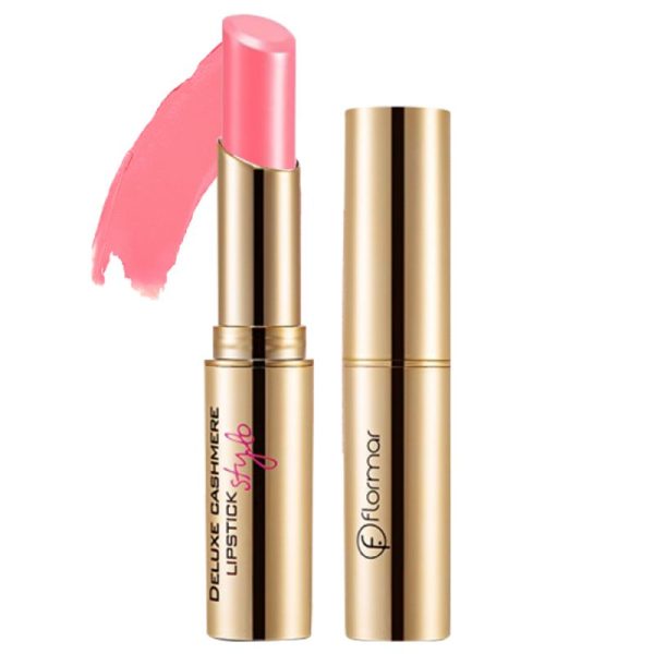 رژ لب فلورمار مدل Deluxe Cashmere شماره DC31 رنگ Pink Matinee