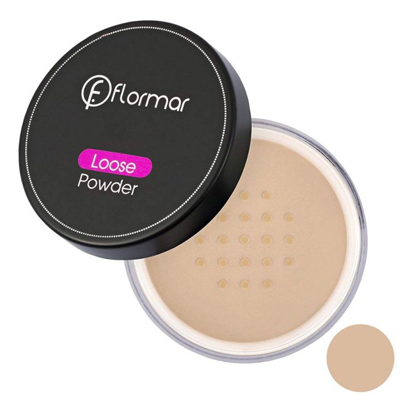 flormar-fix-powder-03-103172811603 پودر فیکساتور آرایش رنگی فلورمار - شماره 03 (Medium Sand)