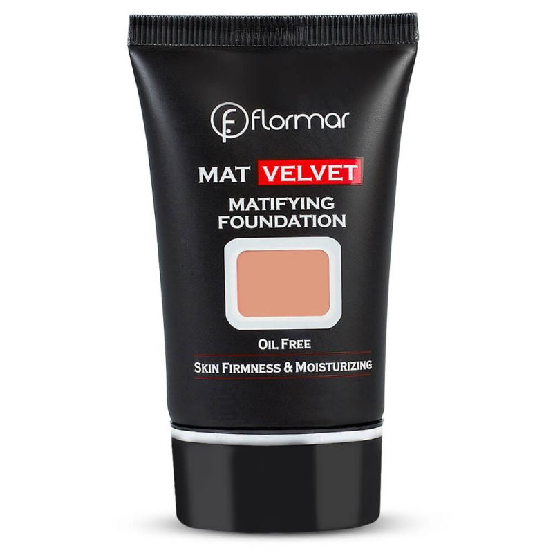 flormar-fondotinta-velvet-208-103130861208 کرم پودر مات تیوپی فلورمار سری ولوت-208