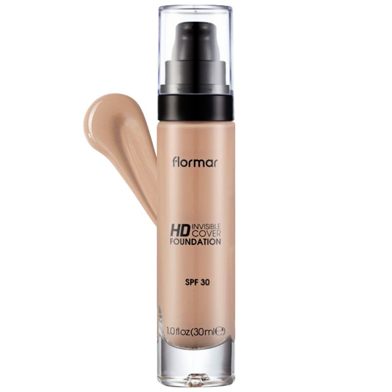 flormar-hd-fondation-90-103130831190 کرم پودر SPF30 فلورمار مدل HD شماره 90 حجم 30 میل