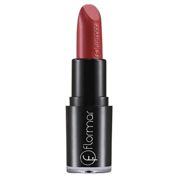 رژ لب فلورمار مدل Long Wearing شماره L02 رنگ Dark Burgundy