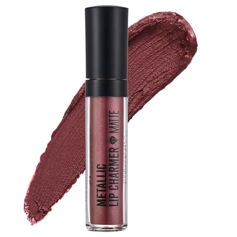 flormar-metallic-lip-charmer-04-103201081404_0 رژ لب مایع متالیک مات فلورمار مدل Lip Charmer - شماره 04 (Charmer)
