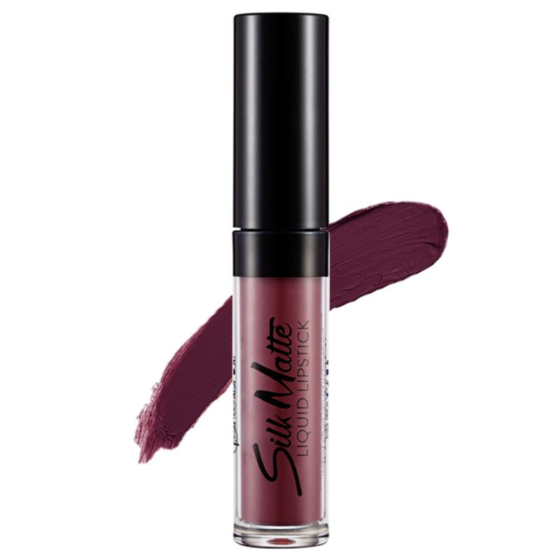 flormar-silk-matte-liquid-lipstick-08-103201061408 رژ لب مایع فلورمار مدل Silky Matte شماره 08 (Dark Violet)