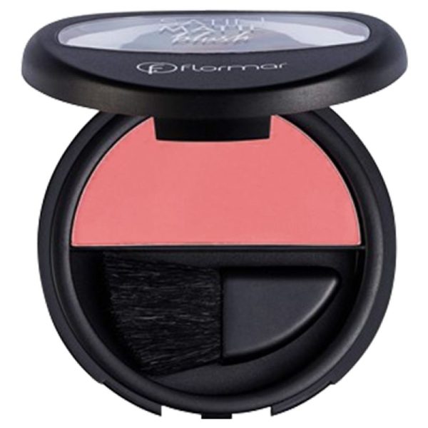 رژ گونه مات فلورمار مدل Satin شماره 02 (Coral Peach)