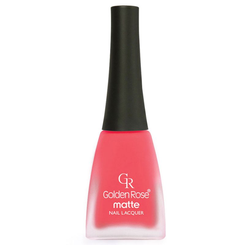 golden-nail-polish-matt-13-101000000111 لاک ناخن مات گلدن رز مدل Matte - شماره 13