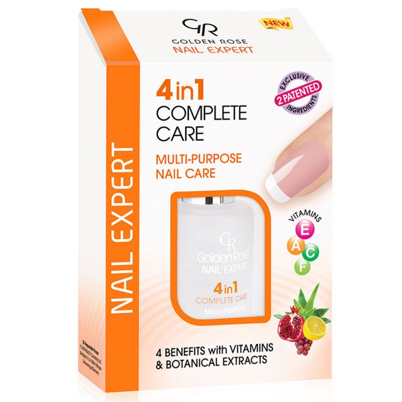 golden-rose-101000000140 لاک تقویت کننده ناخن گلدن رز مدل 4in1
