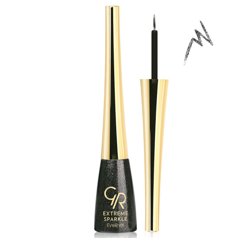 golden-rose-gilliter-eyeliner-102-101000000133 خط چشم رنگی گلدن رز مدل Extreme- شماره 102