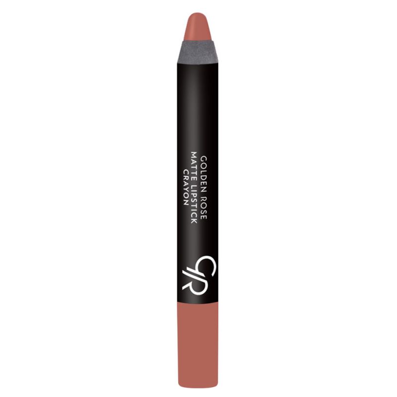 golden-rose-lipstick-carayon-matte-18-101201001718 رژ لب مدادی مات گلدن رز مدل Crayon - شماره 18
