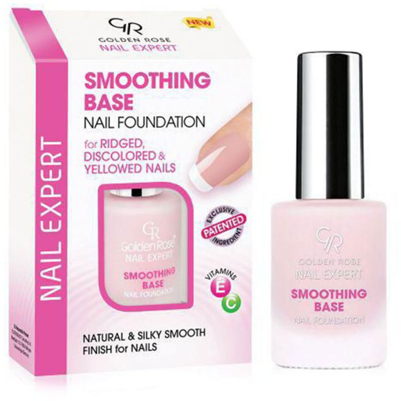 golden-rose-soothing-101000000163 لاک تقویتی و صاف کننده ناخن گلدن رز مدل Smoothing Base حجم 11 میل