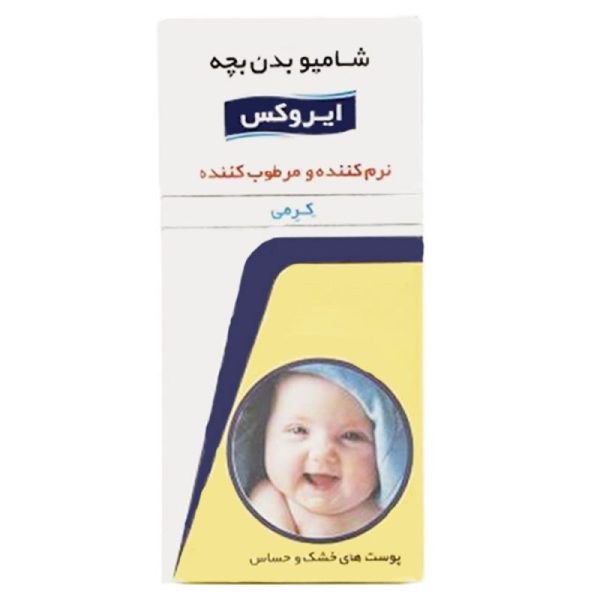 شامپو بدن کرمی کودک ایروکس حجم 200 میل