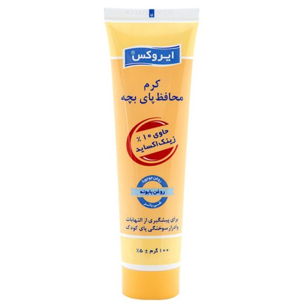 کرم محافظ پای بچه ایروکس حجم 100 گرم