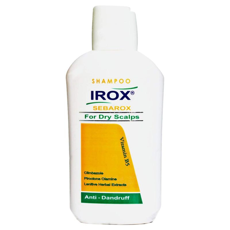 irox-shampoo-dry-scalps-199262671901 شامپو ضد شوره ایروکس مدل سباروکس حجم ۲۰۰ میل