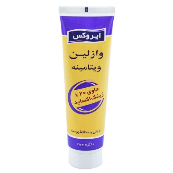 کرم وازلین ویتامینه ایروکس حجم 80 گرم