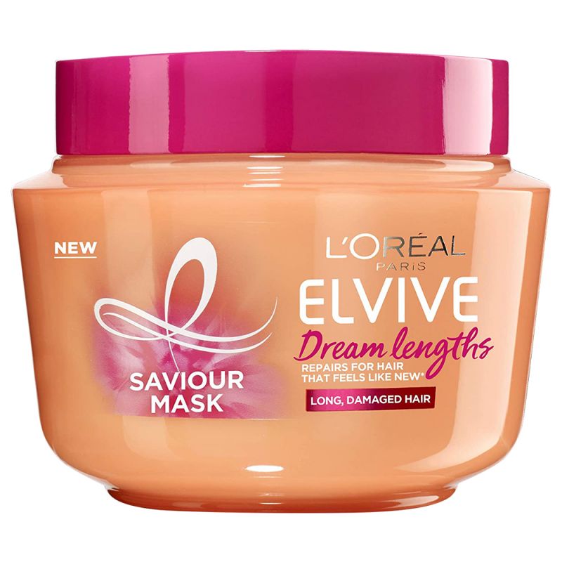 loreal-elvive-mask-271305216101 ماسک مو السیو لورآل مدل Dream Long مناسب موهای آسیب دیده حجم 300 میل