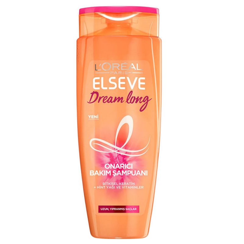 loreal-shampoo-dream-long-270000000008 شامپو مو لورآل سری ELSEVE مدل DREAM LONG حجم 520 میل