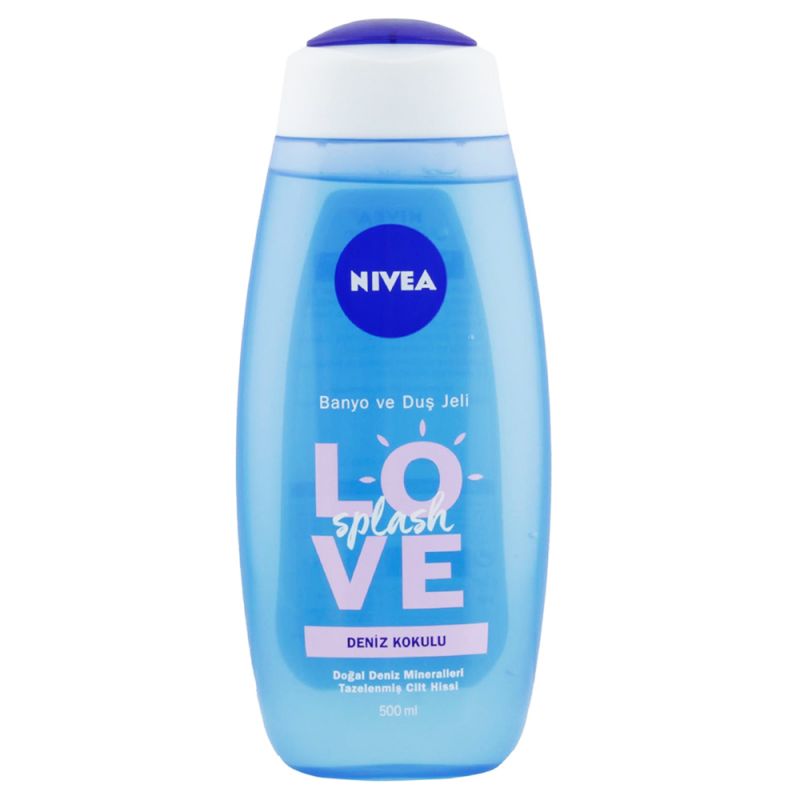 nievea-190000000028 شامپو بدن نیوا مدل Love Splash حجم 500 میل
