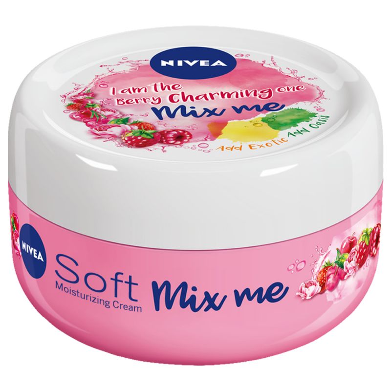 nievea-mix-me-190000000012 کرم مرطوب کننده سافت نیوا مدل Mix Me حجم 100 میل