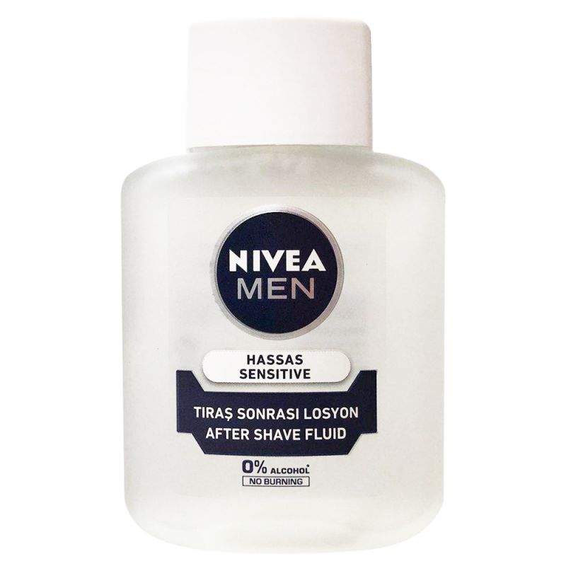 nivea-after-shave-hassam-fluid-192702513012 لوسیون افتر شیو نیوآ مدل HASSAS حجم 100 میل