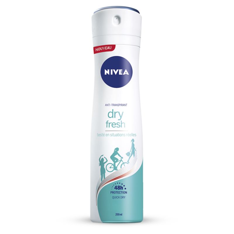 nivea-espray-191112015026_0 اسپری ضد تعریق زنانه نیوآ مدل Dry Fresh حجم 150 میل