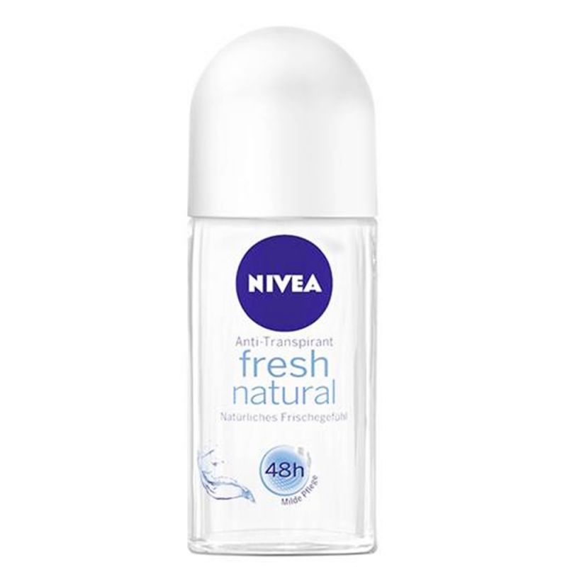 nivea-roll-deo-fresh-natural-191812223101 رول ضد تعریق زنانه نیوآ مدل pure invisible حجم 50 میل