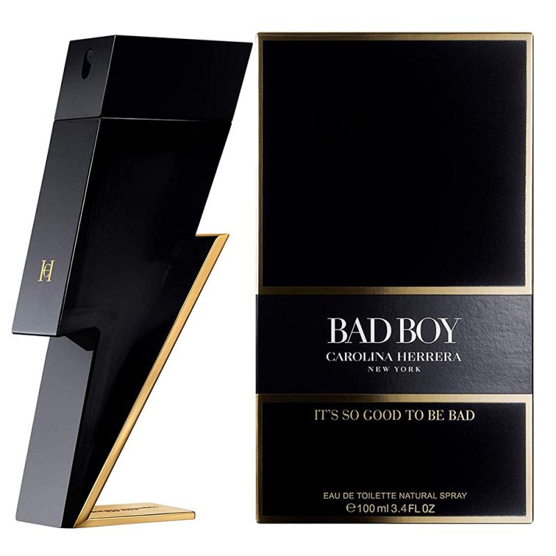 perfum-carolina-hera-bad-boy-671112913101 ادو تویلت مردانه کارولینا هررا مدل Bad Boy حجم 100 میل