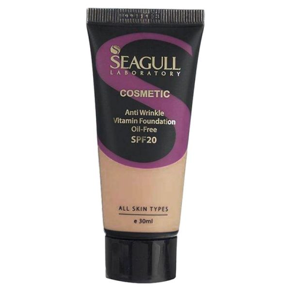 کرم پودر ضد چروک SPF20 سی گل حجم 30 میل - شماره 07 (Light Beige)