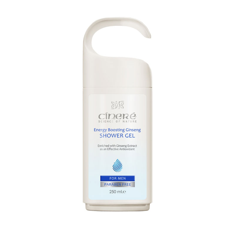 shower-gel-foe-men-cinere شامپو بدن سینره مخصوص آقایان حاوی عصاره جینسنگ