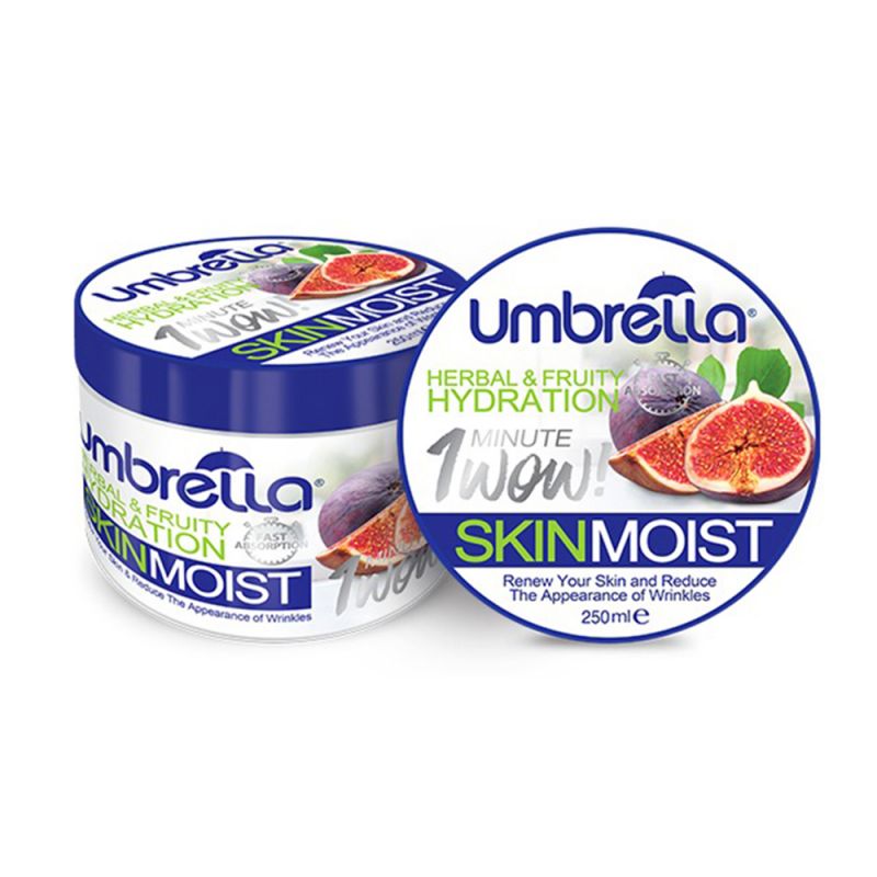 umbella-herbal-fruty-613130141604 ژل کرم آبرسان آمبرلا مدل Violet Fig حجم 250 میل