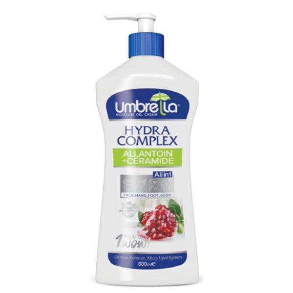 ژل کرم آبرسان آمبرلا مدل Pomegranate حجم 600 میل