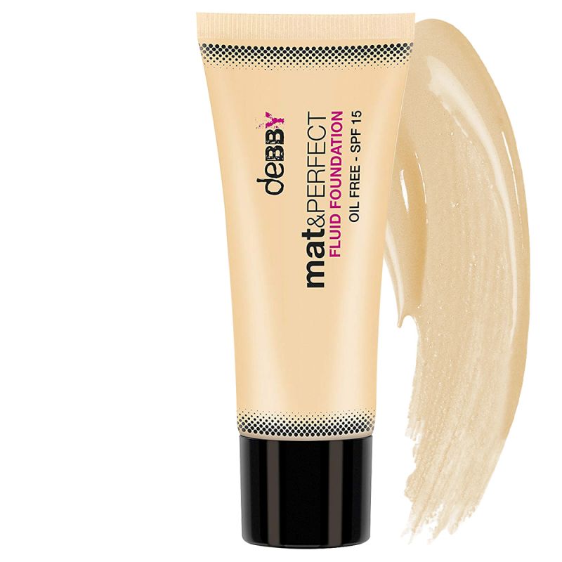 debby-matperfect-spf-15-30ml-01ivory-109130861201_1 کرم پودر فاقد چربی Mat & Perfect SPF15 دبی 30 میل-01