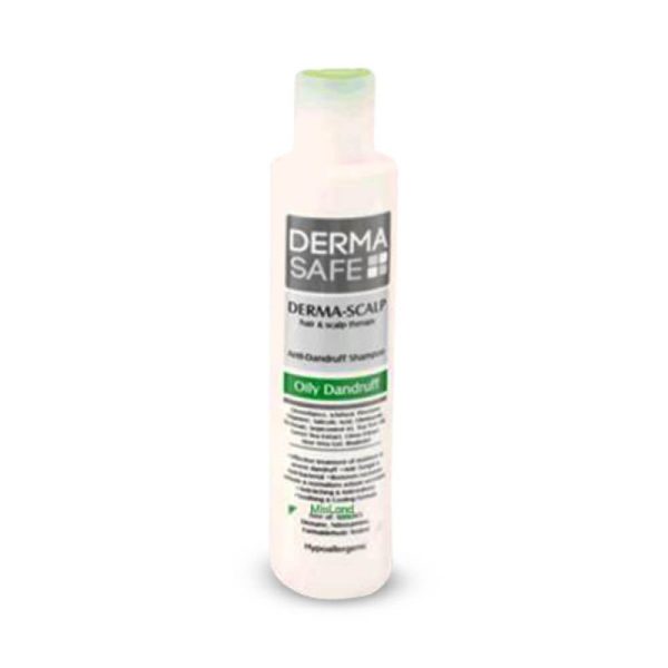 شامپو ضد شوره درماسیف سری درما اسکالپ مدل Oily Dandruff حجم ۲۰۰ میل