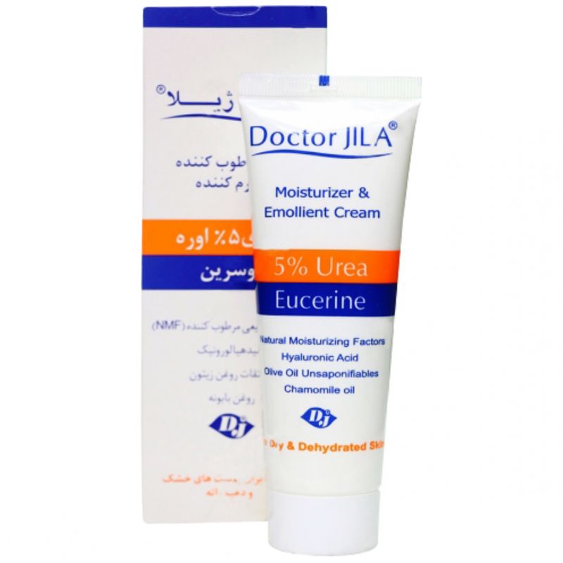 doctor-jila-oyserin-5-198130141207 کرم مرطوب کننده دکتر ژیلا حاوی 5% اوره حجم 75 میل