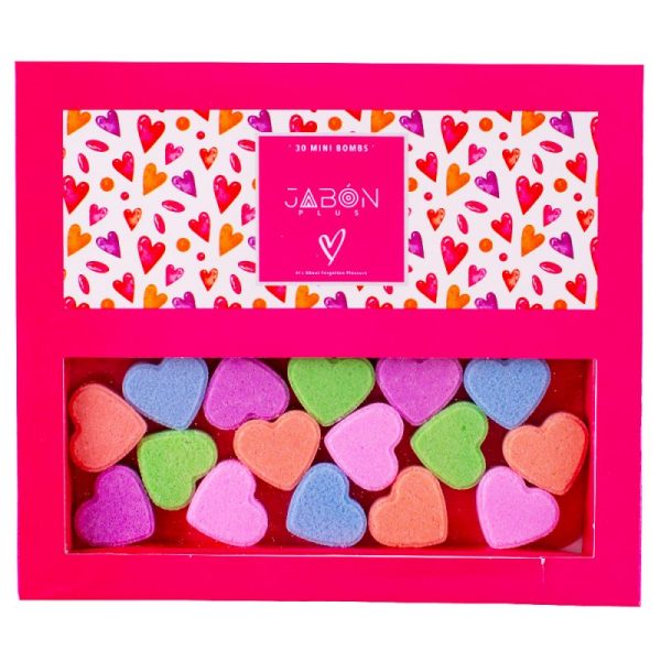 کوکتل مانیکور ژبن پلاس مدل Heart وزن 210 گرم بسته 30 عددی
