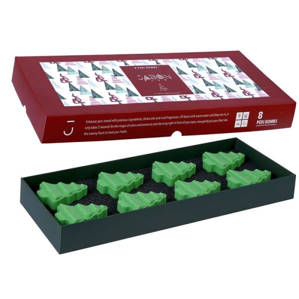 کوکتل پدیکور ژبن پلاس مدل pine وزن 480 گرم بسته 8 عددی