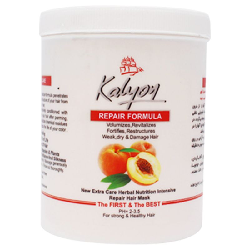 kalyon-repair-formula-150131421603_0 ماسک مو گیاهی کالیون مدل هلو حجم 750 میل