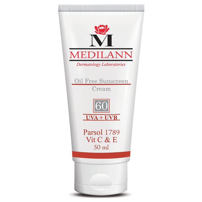 medilann-oi-free-spf60-sunscreen-560132851201_0 کرم ضد آفتاب رنگی Spf60 مدیلن مناسب پوست چرب حجم 50 میل