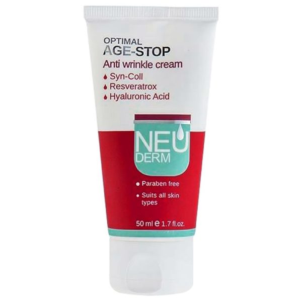 کرم ضد چروک نئودرم مدل Optimal Age-Stop حجم 50 میل