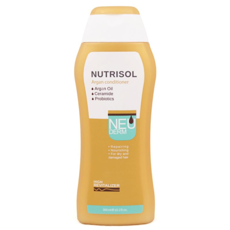 neuderm-conditioner-argan-235260441901 نرم کننده مو نئودرم مدل argan حجم 300 میل