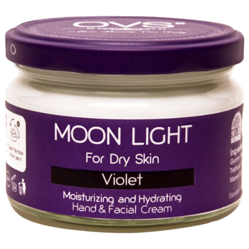 ovs-cream-moon-light-dry-skin-violet-738130141602_0 کرم آبرسان او وی اس 1 مدلMOON LIGHT حجم 270 میل