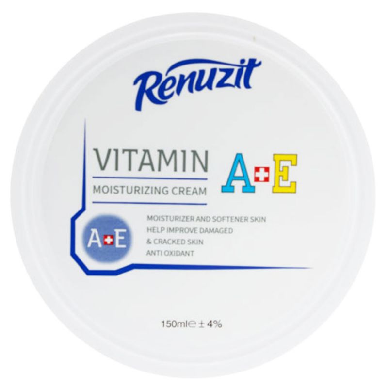 renozit-cream-vite-a-150ml-62200000166 کرم نرم کننده رینوزیت مدل VITAMIN A+E حجم 150 میل