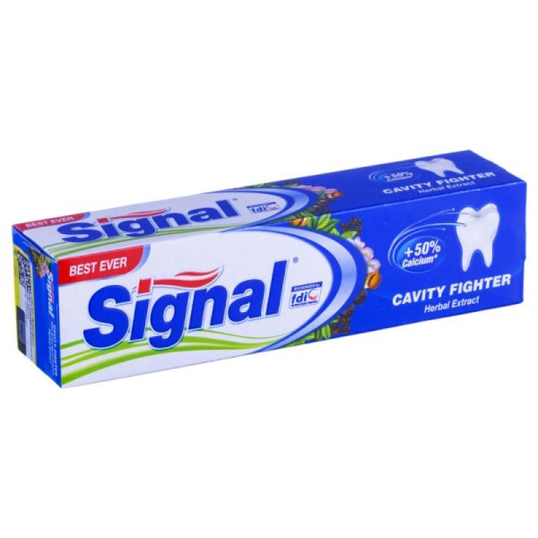 خمیر دندان سیگنال سری Cavity Fighter مدل Active Micro-Calcium حجم 100 میل