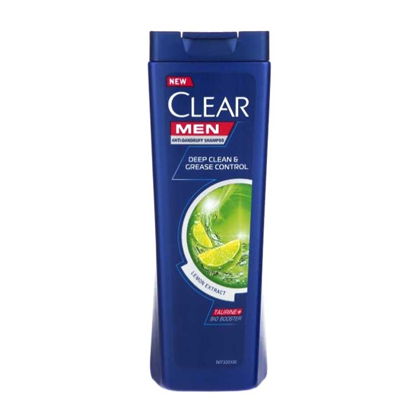CLEAR-Lemon-Extract-Anti-Dandruff-Shampoo-For-Men-400ml شامپو ضد شوره مردانه کلیر مدل Grease Control مناسب انواع مو حجم 400 میل