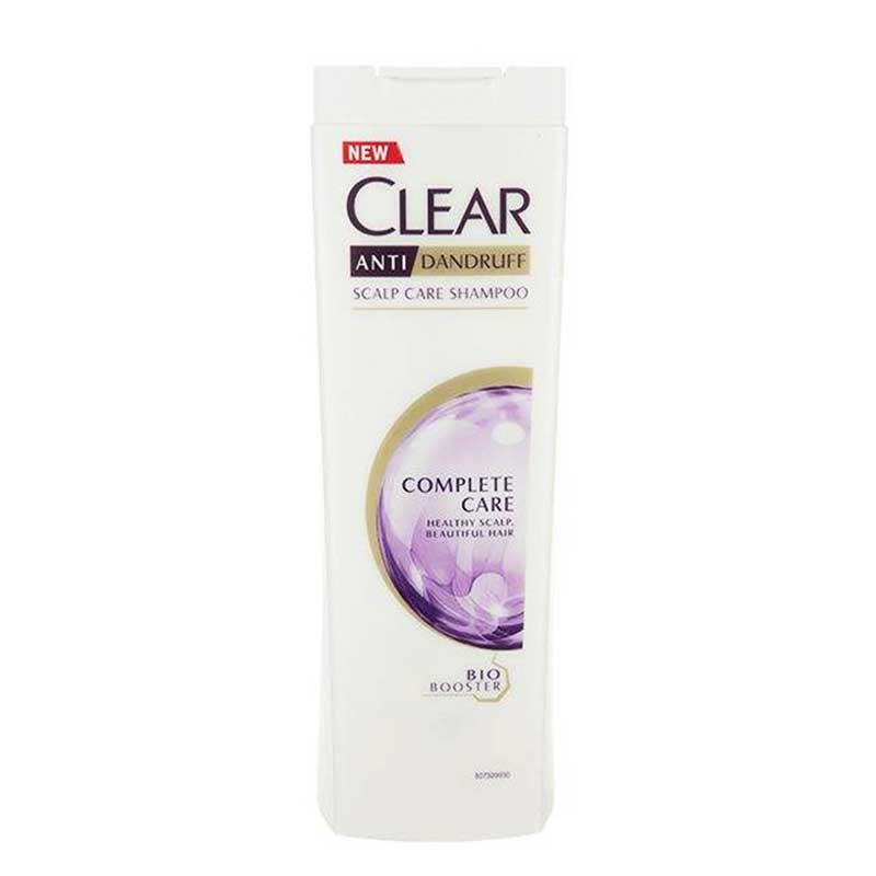 Clear-Complete-Care-Anti-Dandruff-Shampoo-For-All-Hairs-400ml شامپو ضد شوره بانوان کلیر مدل Complete Care مناسب انواع مو حجم 400 میل