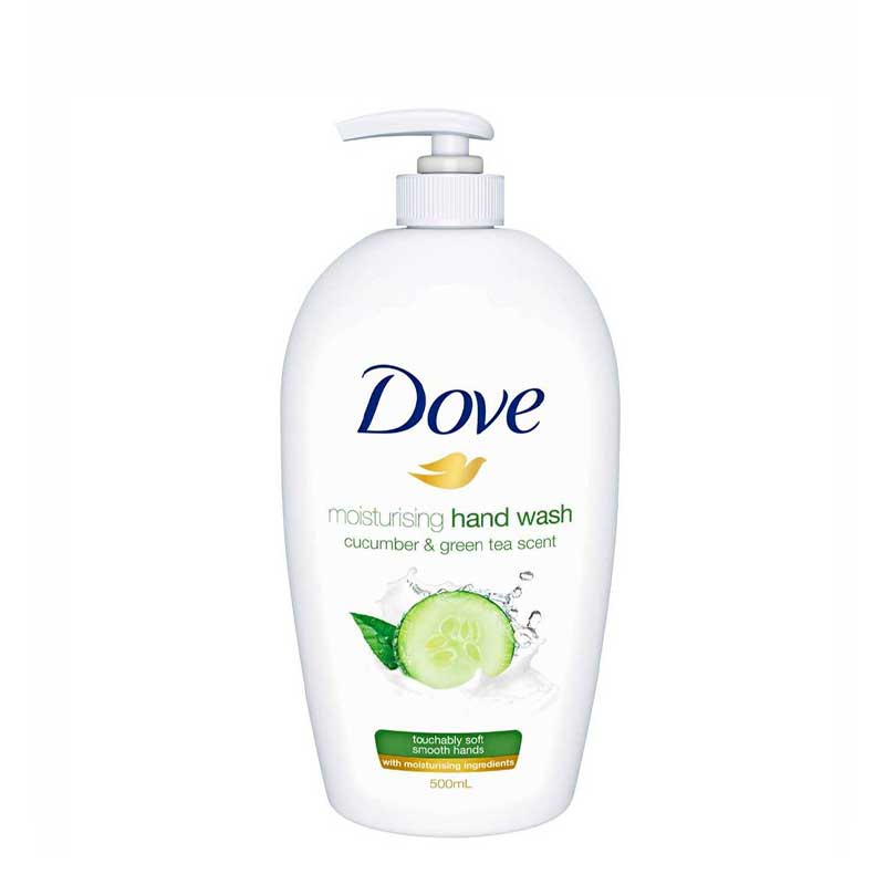 Dove-Washing-liquid-With-Cucumber-Extract-And-Green-Tea-500ml مایع دستشویی داو با عصاره خیار و چای سبز حجم 500 میل