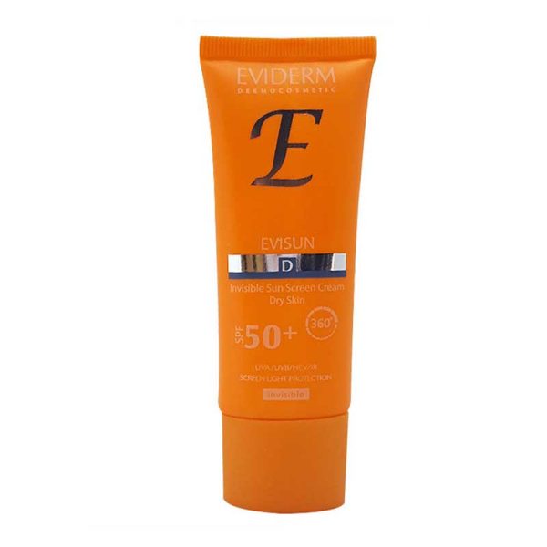 کرم ضد آفتاب +SPF50 اویدرم مناسب پوست خشک حجم 40 میل