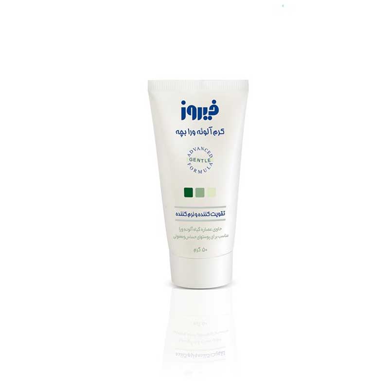 Firooz-Baby-Aloe-Vera-Cream-50g کرم آلوئهورا کودک فیروز وزن 50 گرم